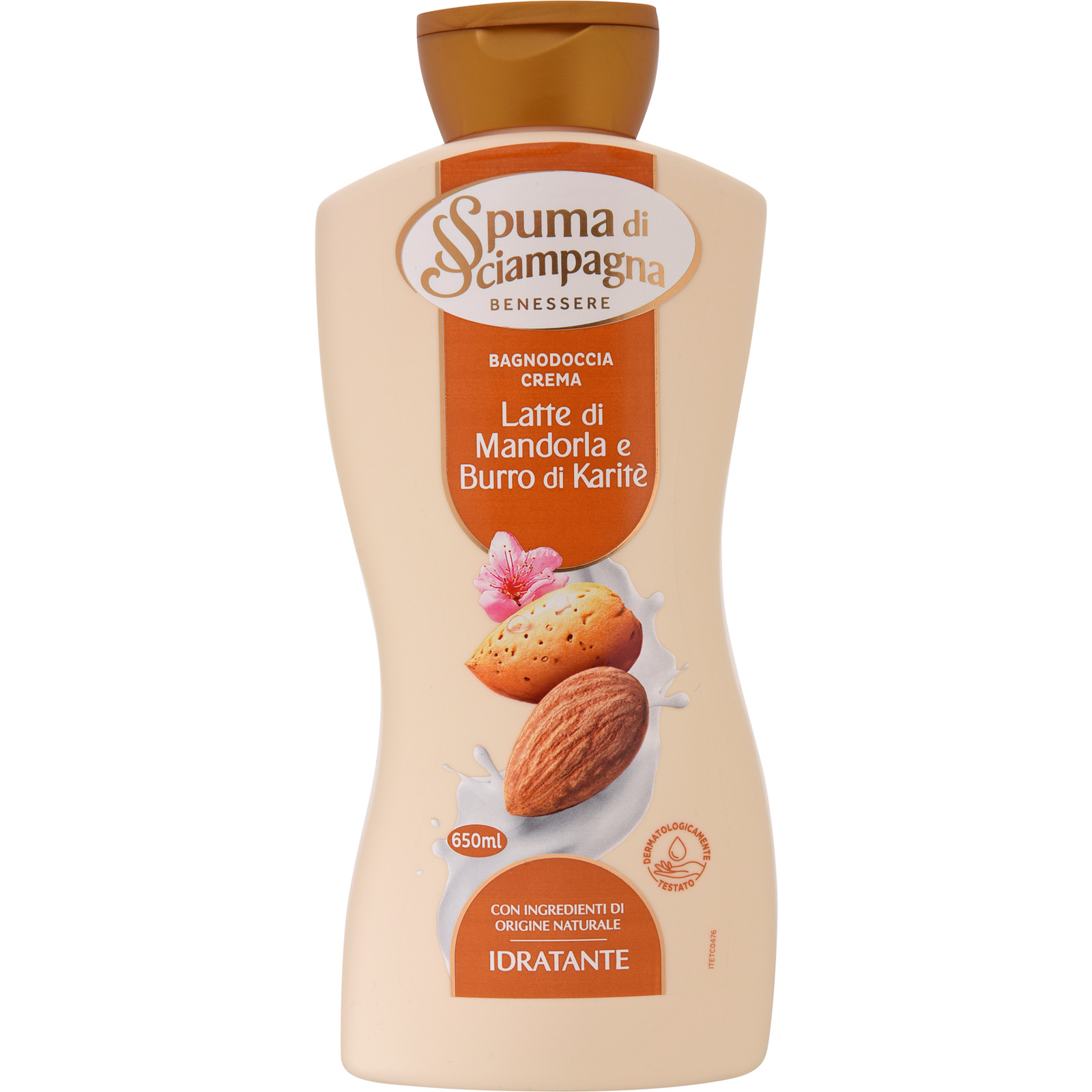 Spuma di Sciampagna Duschgel Mandelmilch und Karitébutter 650 ml