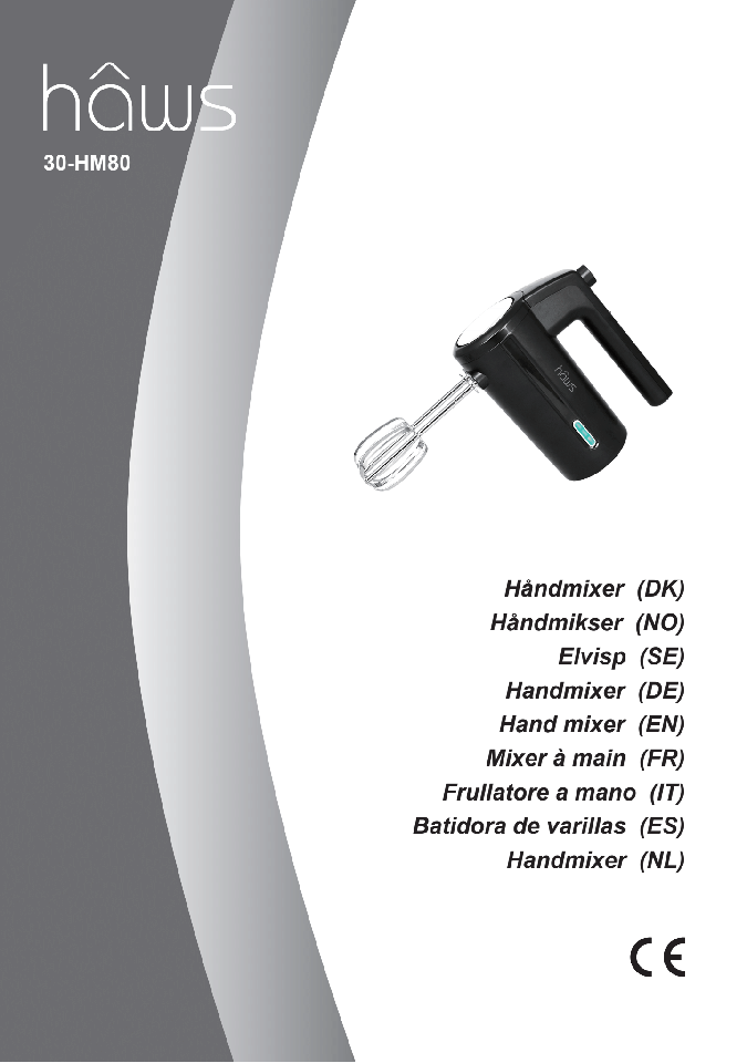 HAWS - ALRØ LEDNINGSFRI HÅNDMIXER
