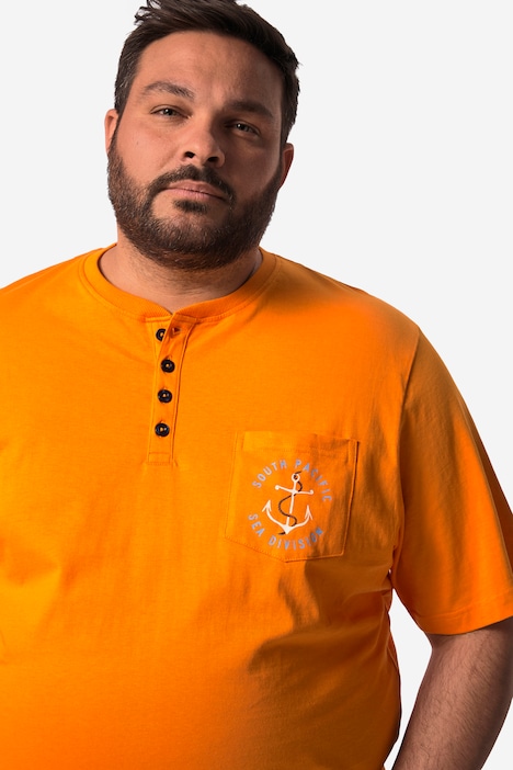 Boston Park Henley, Halbarm, Bauchfit, Tasche mit Druck, bis Gr. 84/86