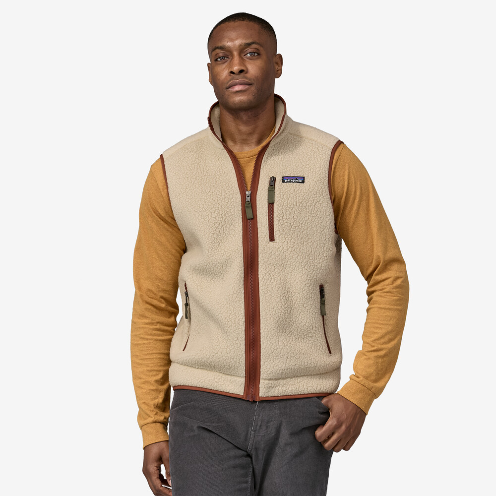 Herren-Retro-Fleeceweste