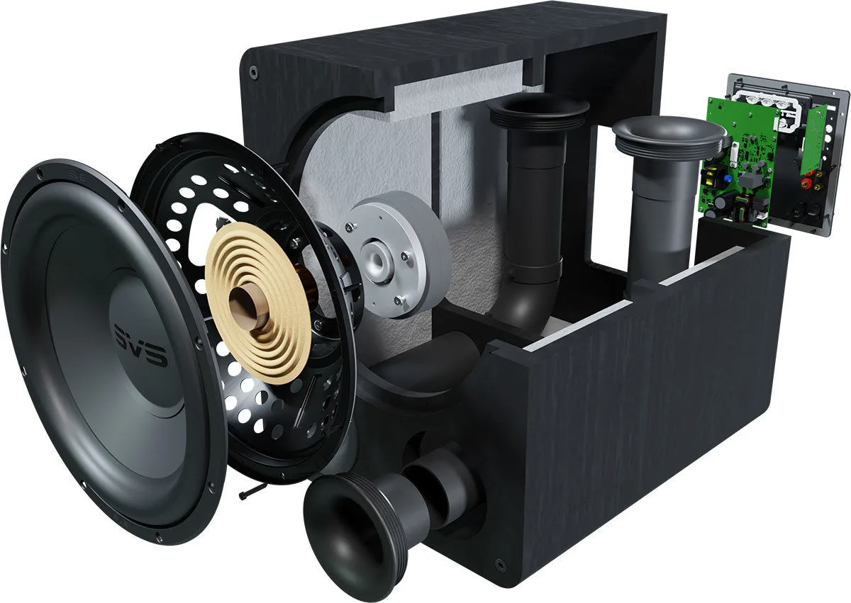 SVS PB-1000 Pro Bois noir Caissons de basses
