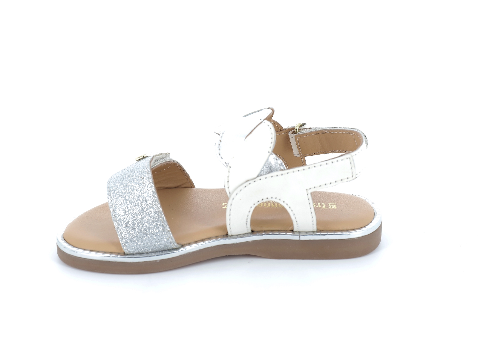 Les tropeziennes-INDRA Cuir Blanc Argent