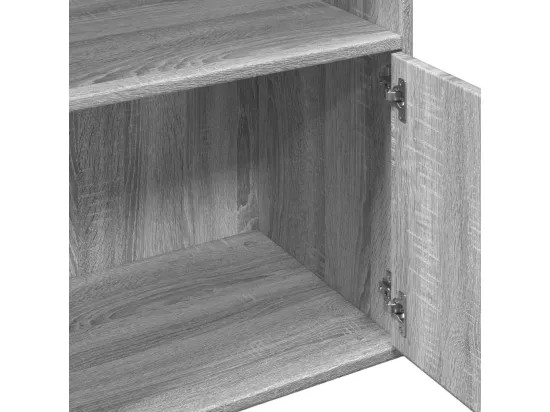 Bibliothèque sonoma gris 100x36x189 cm bois d'ingénierie