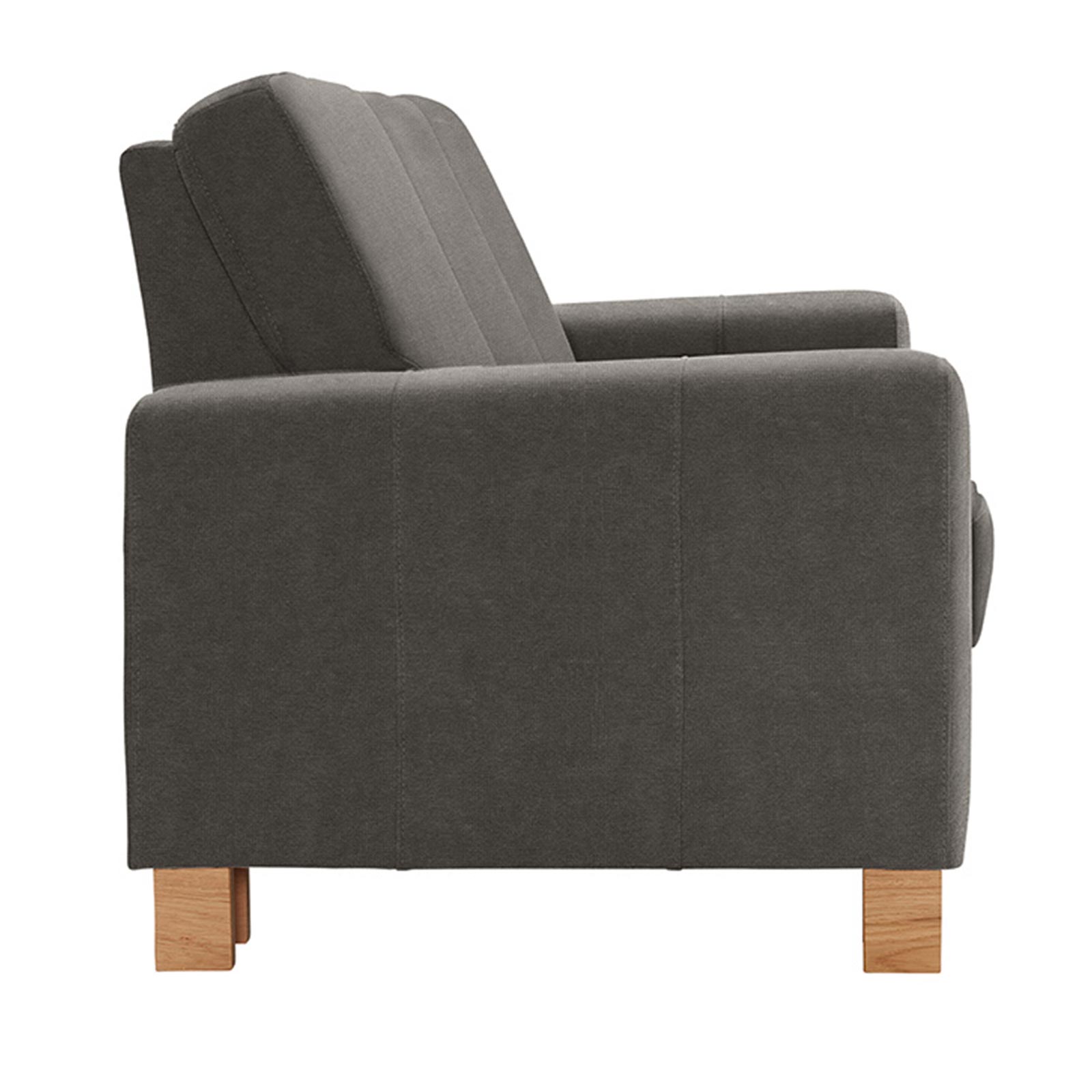 polsterpower 3-Sitzer-Sofa - Belle grey - Basismodell