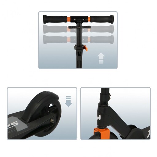 Patinete dobrável de 2 rodas 12,5 cm Cb Riders