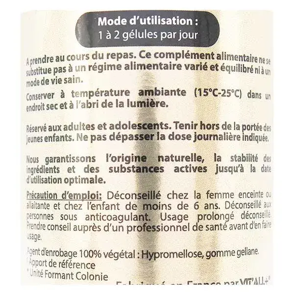 Vit'all+ Complexe Peau Nette 60 gélules végétales
