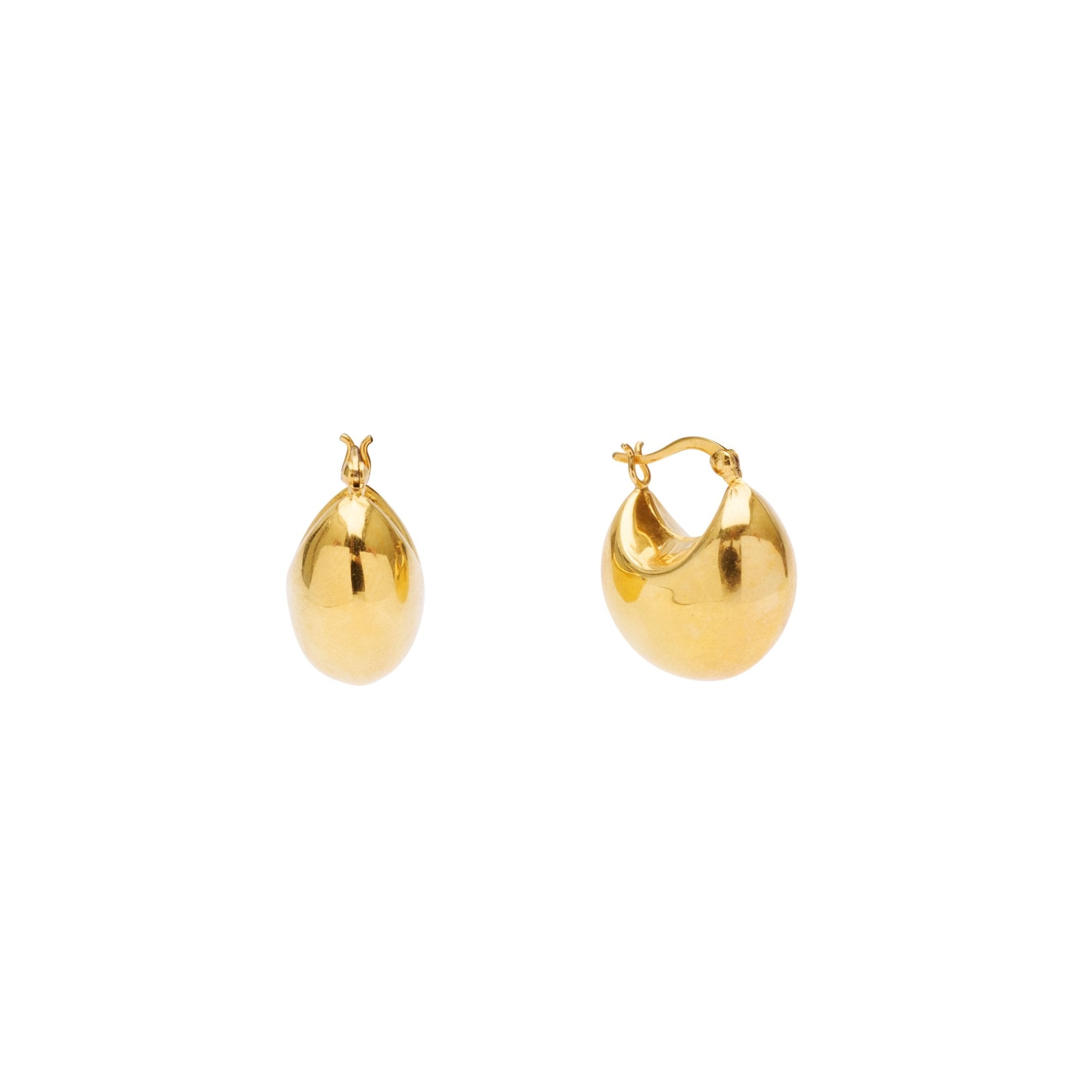 Pico  Poppy hoops - forgyldt
