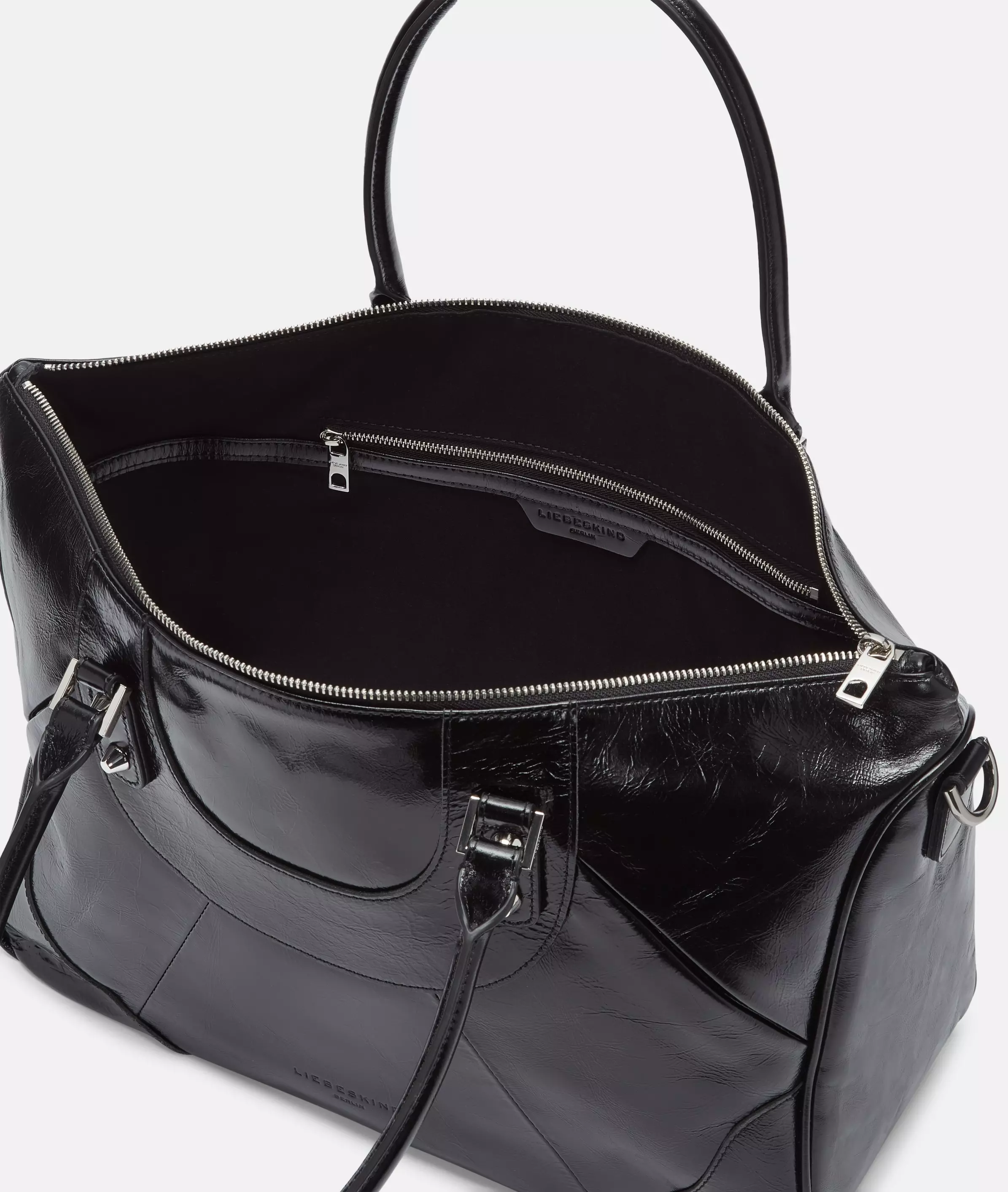 Esther Satchel L Large bag with glossy finish