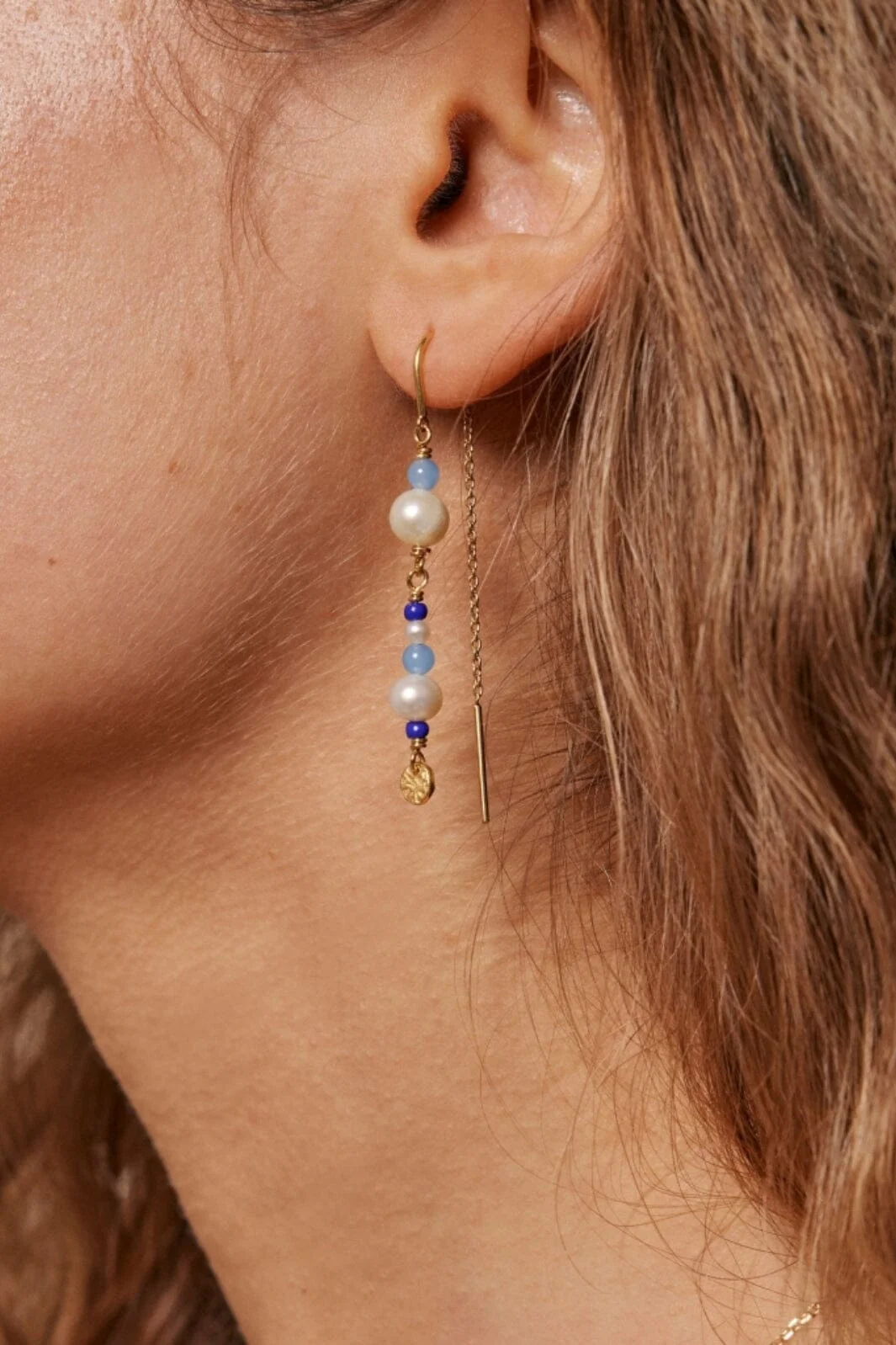 Enamel Copenhagen Earring, Sofia marine