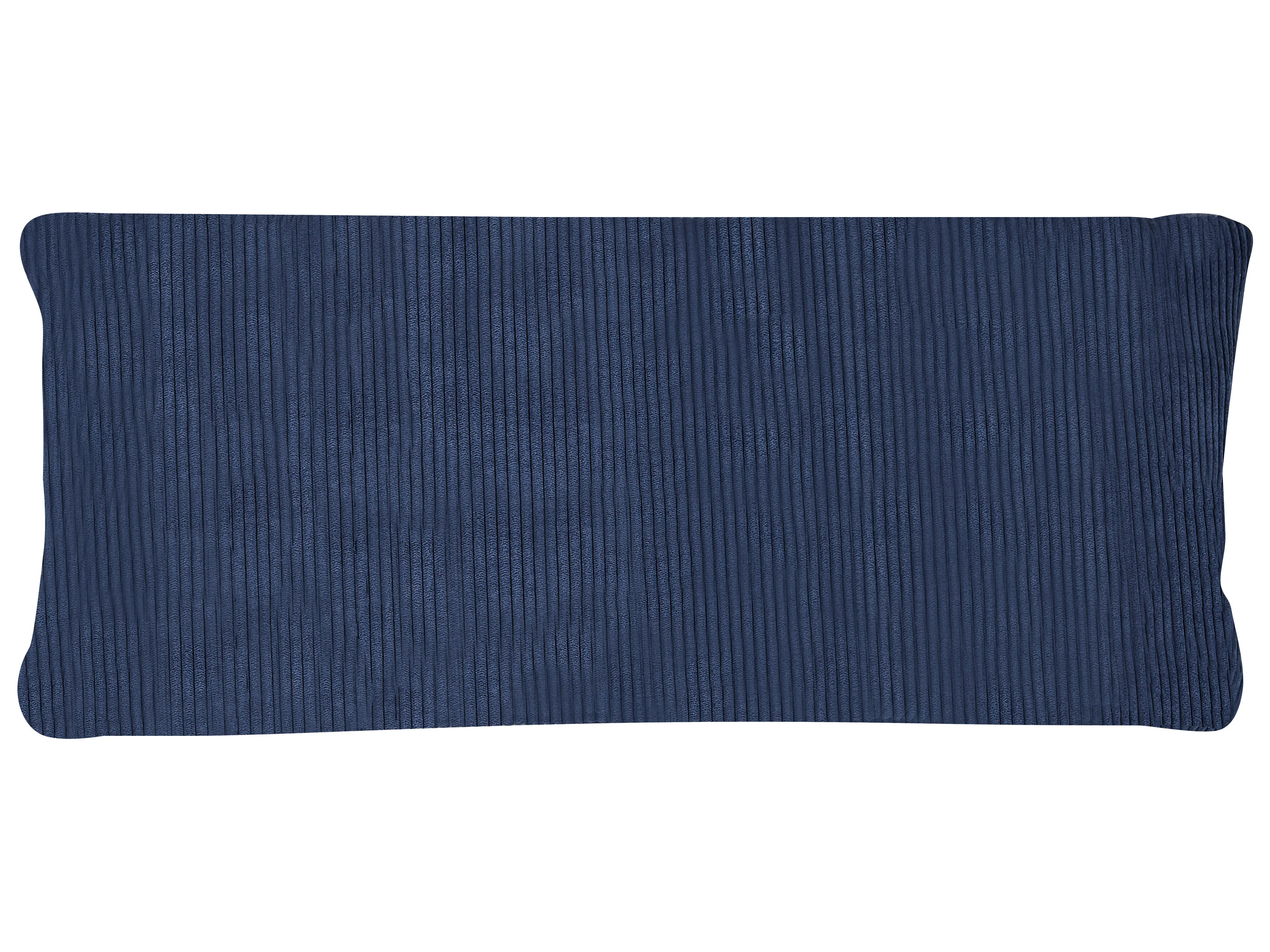 Hoekbank 4-zits LUNNER Corduroy Donkerblauw linkszijdig