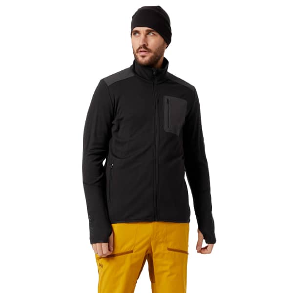 Veste polaire HELLY HANSEN LIFA MERINO MIDLAYER BLACK