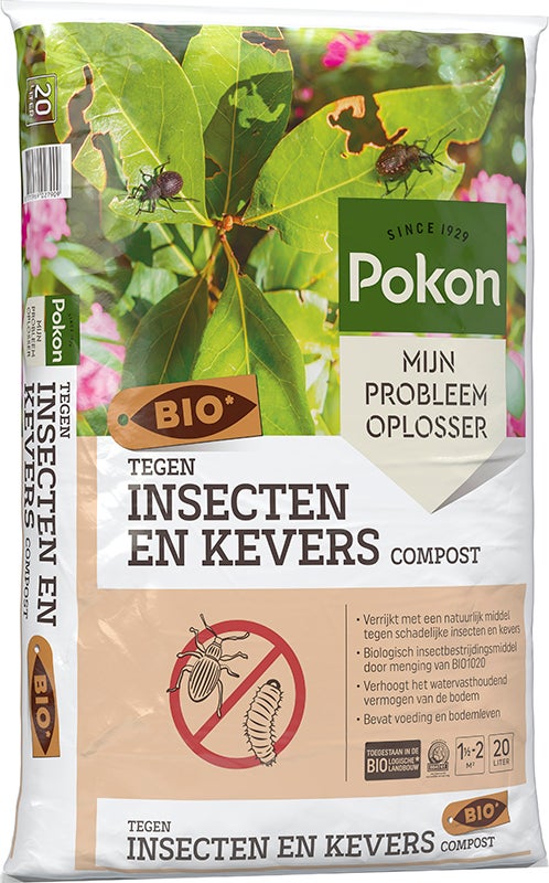 Pokon biologische compost tegen insecten en kevers 20 L