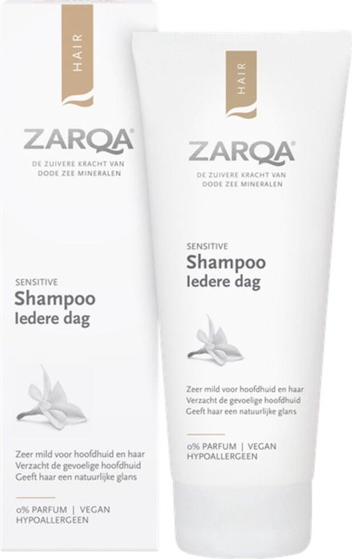 3x Zarqa Shampoo Sensitive Iedere Dag 200 ml