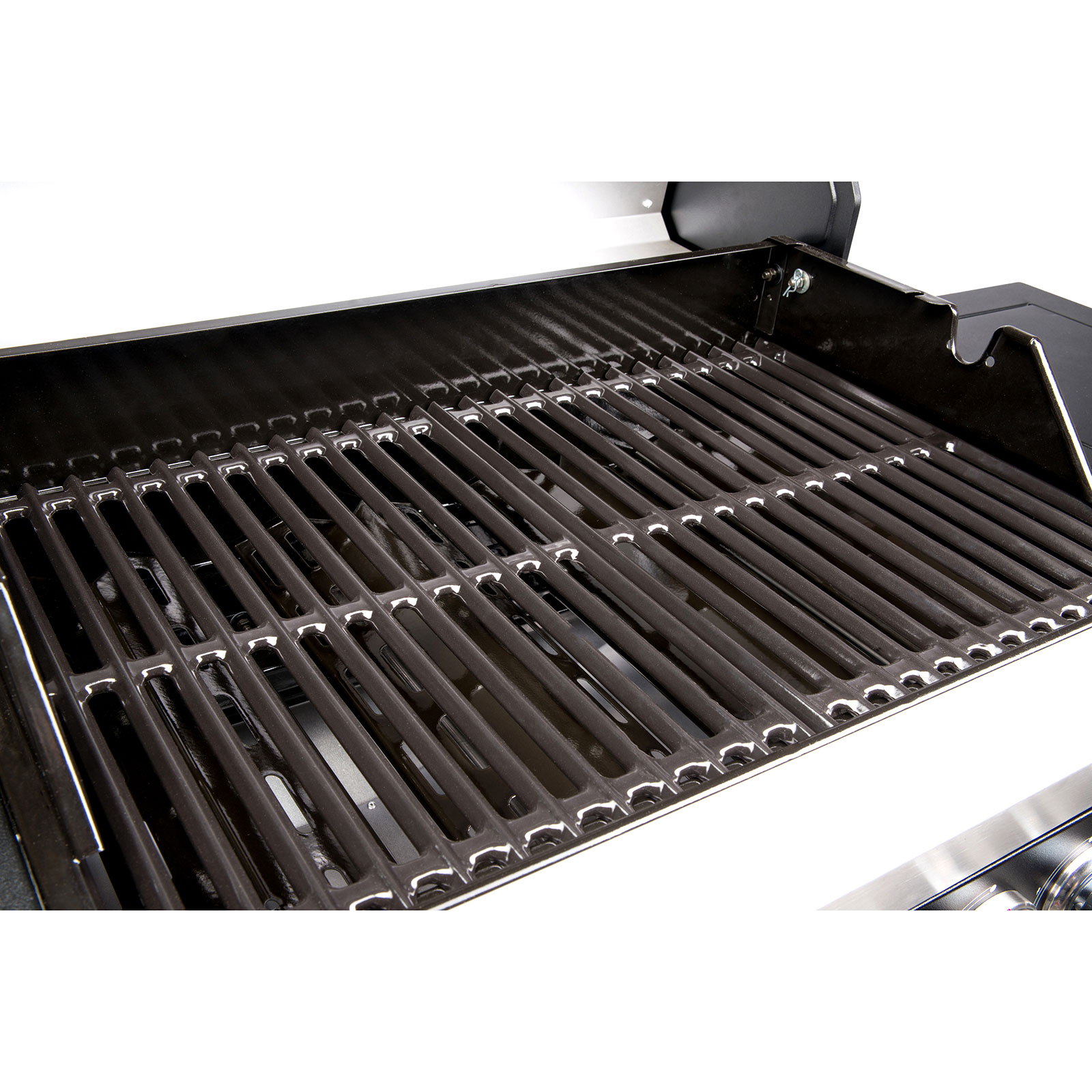LANDMANN Gasgrill - schwarz - Stahl - 3 Brenner