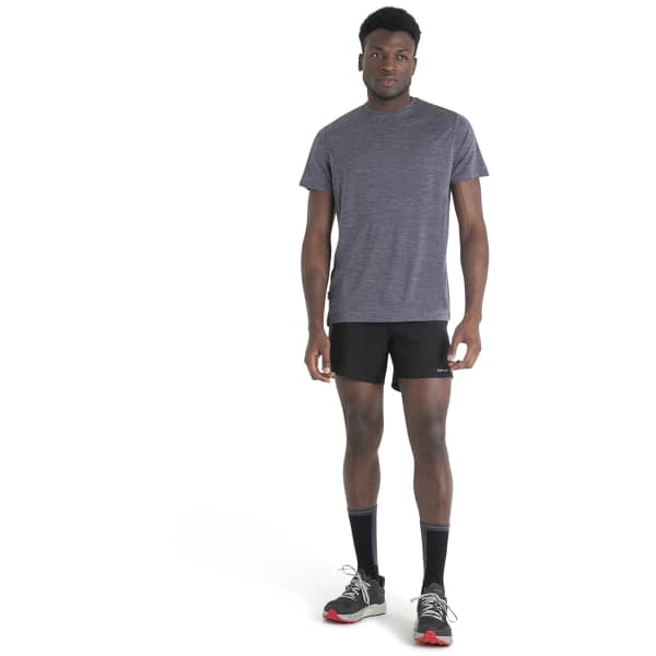 T-shirt randonnée ICEBREAKER M MERINO 125 COOL-LITE SPHERE III SS TEE MIDNIGHT NAVY HEATHER