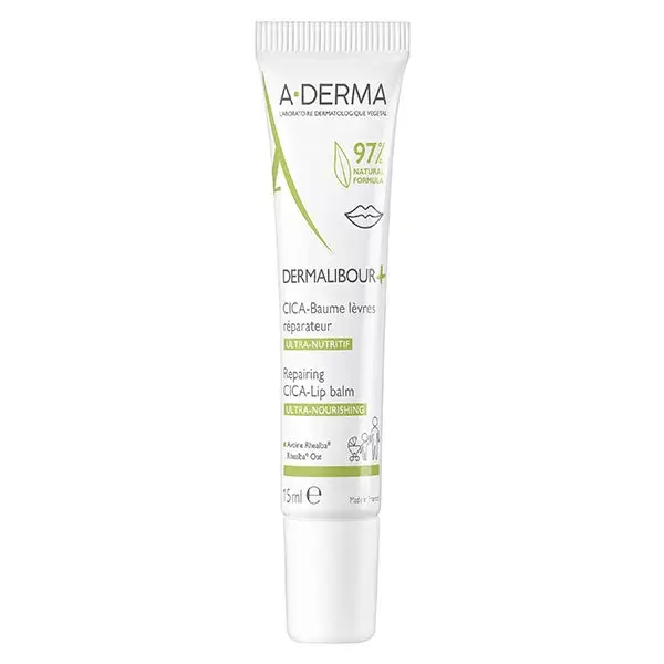 A-Derma Dermalibour+ Cica - Bálsamo Labial Reparador Ultranutritivo 15ml