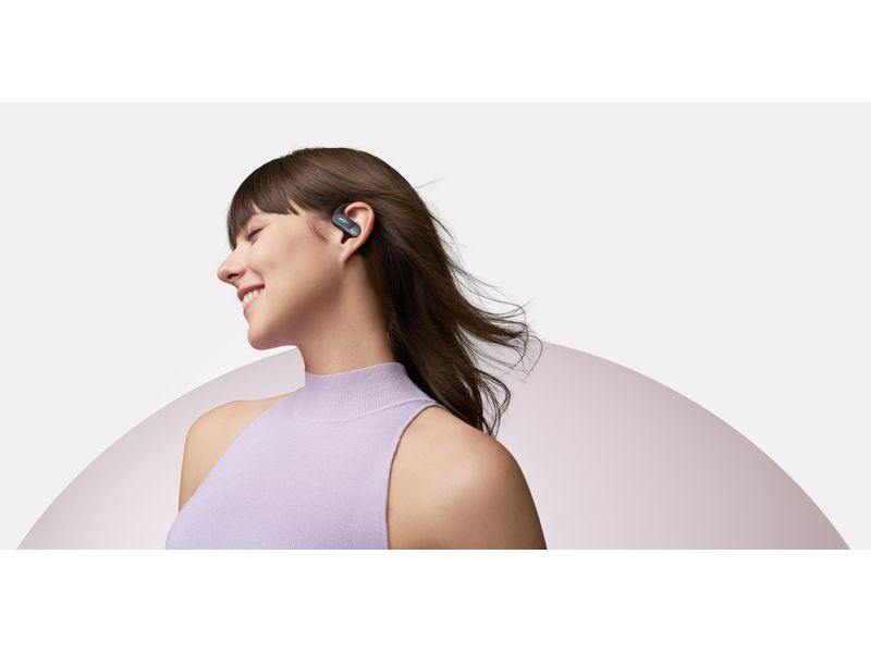 Shokz Wireless In-Ear-Kopfhörer OpenFit Air Schwarz Open-Ear-Sportkopfhörer