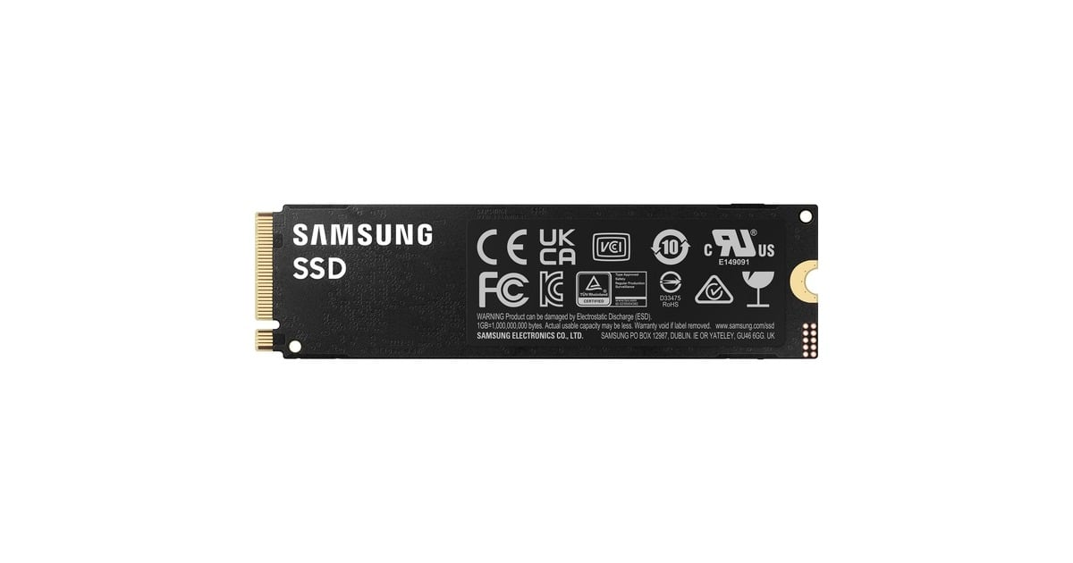 SAMSUNG990 PRO 2 TB SSD  (MZ-V9P2T0BW, PCIe Gen 4.0 x4, NVMe 2.0)
