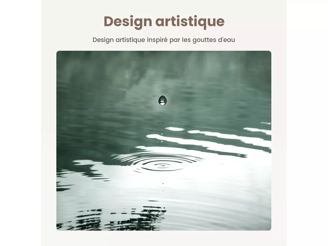 EMKE Miroir Salle de Bain avec Éclairage, 60 x 45 cm, Miroir LED Asymétrique, Interrupteur Tactile, 3 Couleurs de Lumière Réglables, Miroir Anti-Buée