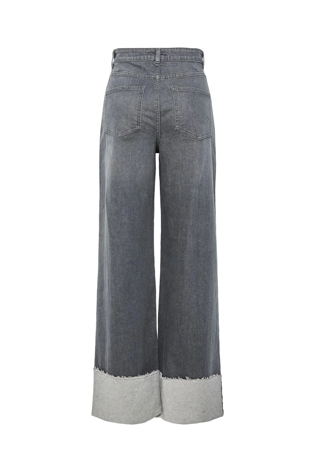 Pieces Pcpil Straight Fold Up Jeans