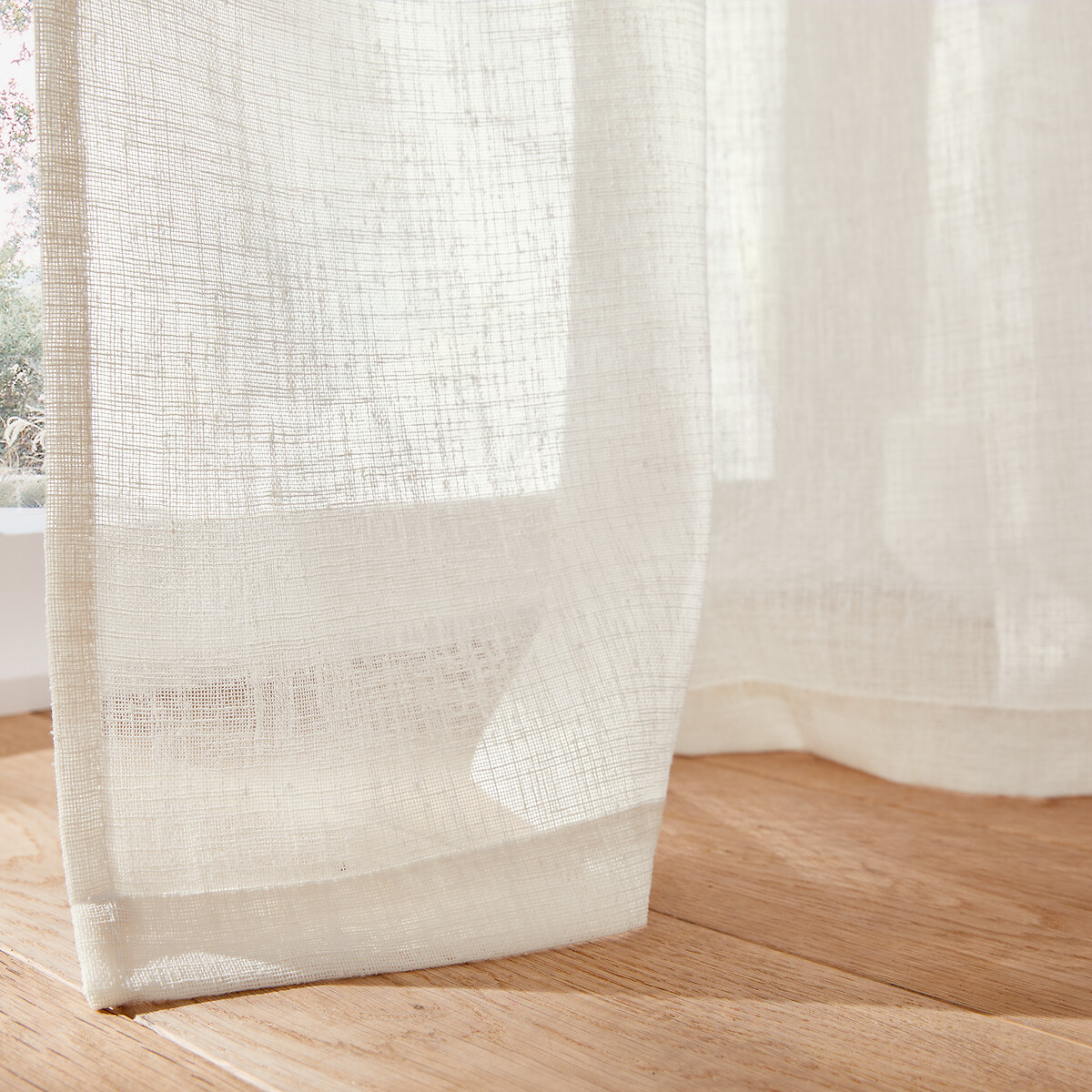 LA REDOUTE INTERIEURS<br>Cortina de vidro com laços, Nyong