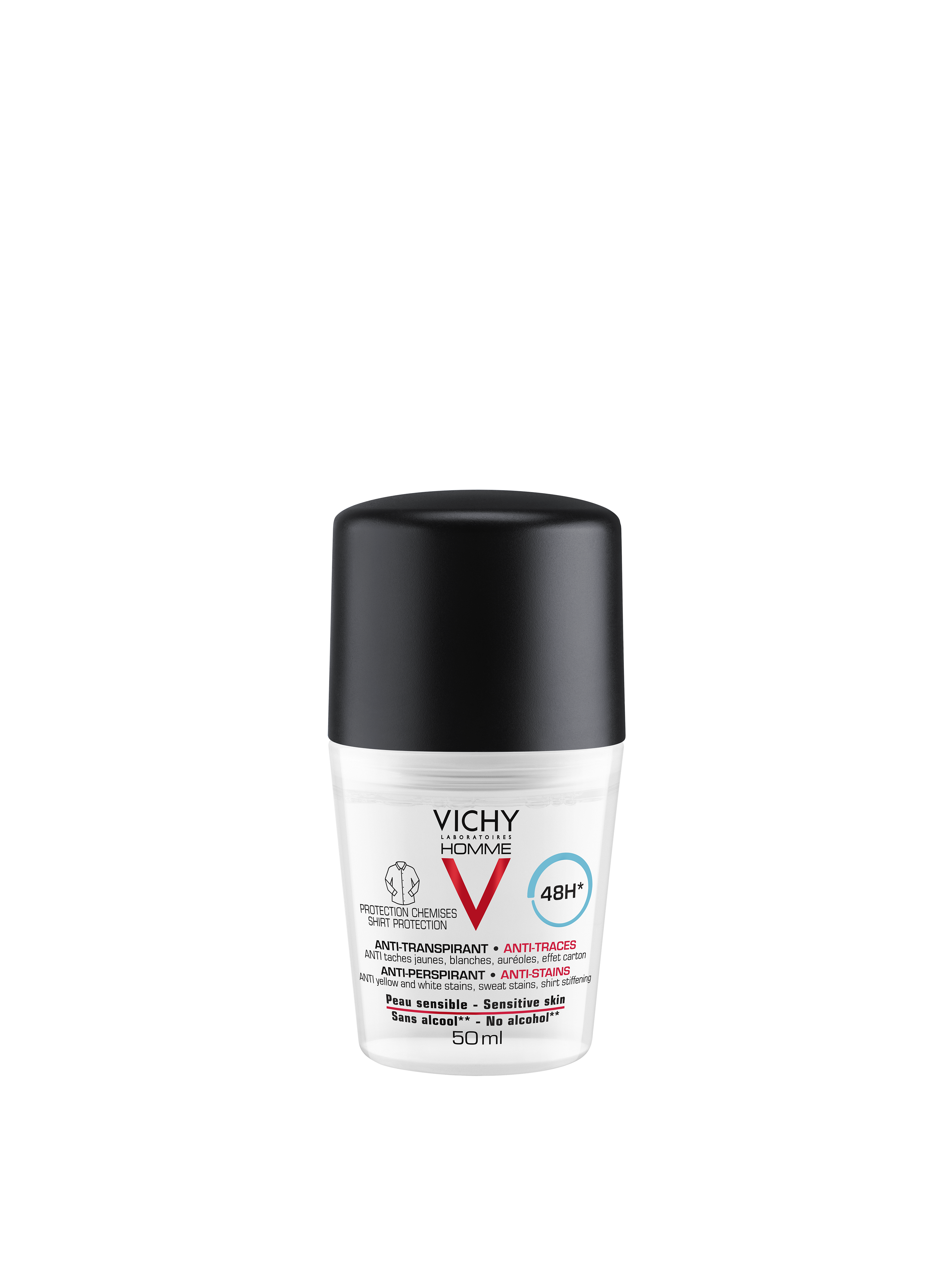 Vichy Homme Deo Anti-Flecken 48h<br>50 ml, Roll-on