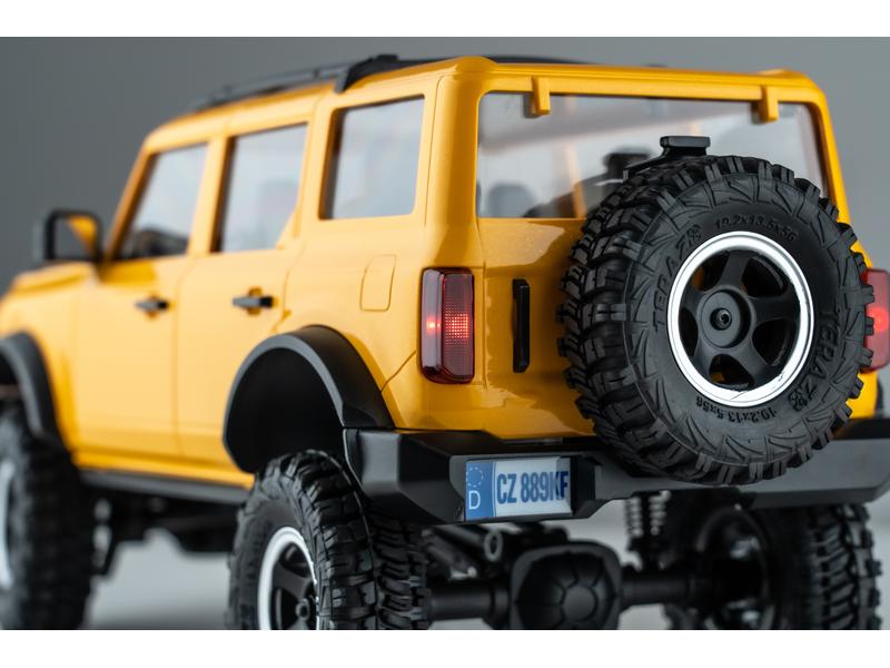 EazyRC Scale Crawler Bronx, Gelb 1:18, RTR 4x4 Mini Rockcrawler im Massstab 1:18