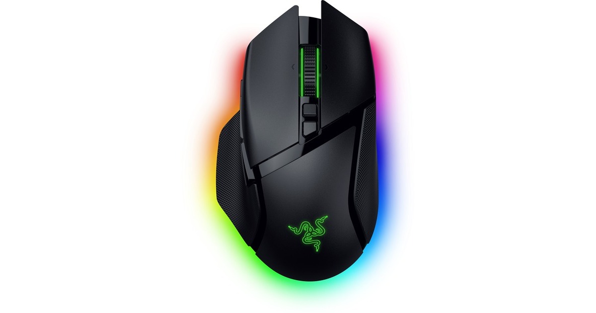 RazerBasilisk V3 Pro 35K gaming muis  (Zwart, USB / Bluetooth / Razer HyperSpeed Wireless, 35000 DPI, Razer Chroma RGB)