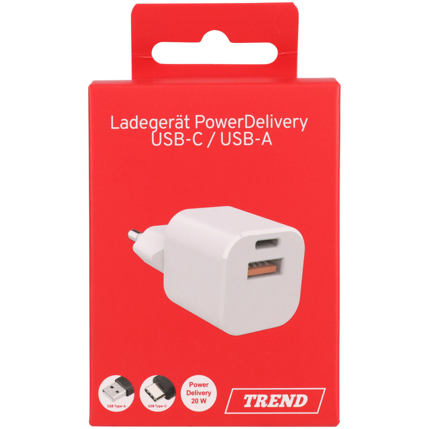 Trend Ladegerät PowerDelivery USB-C & USB-A