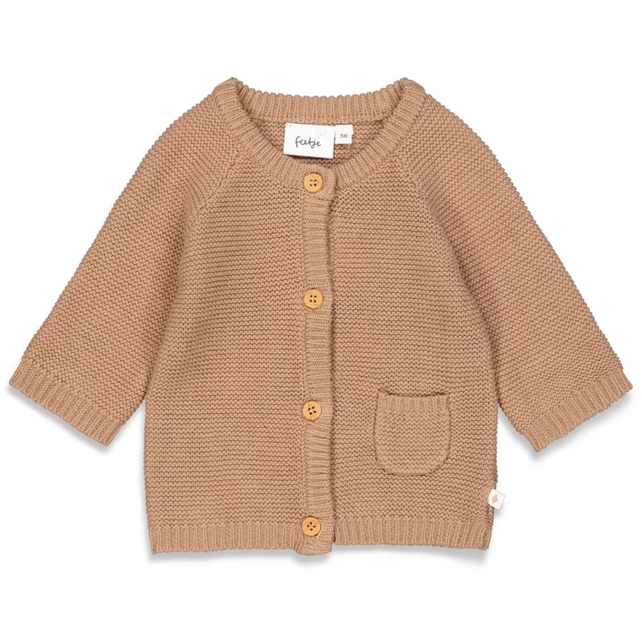 Feetje Strickjacke Cool As Ever Taupe
