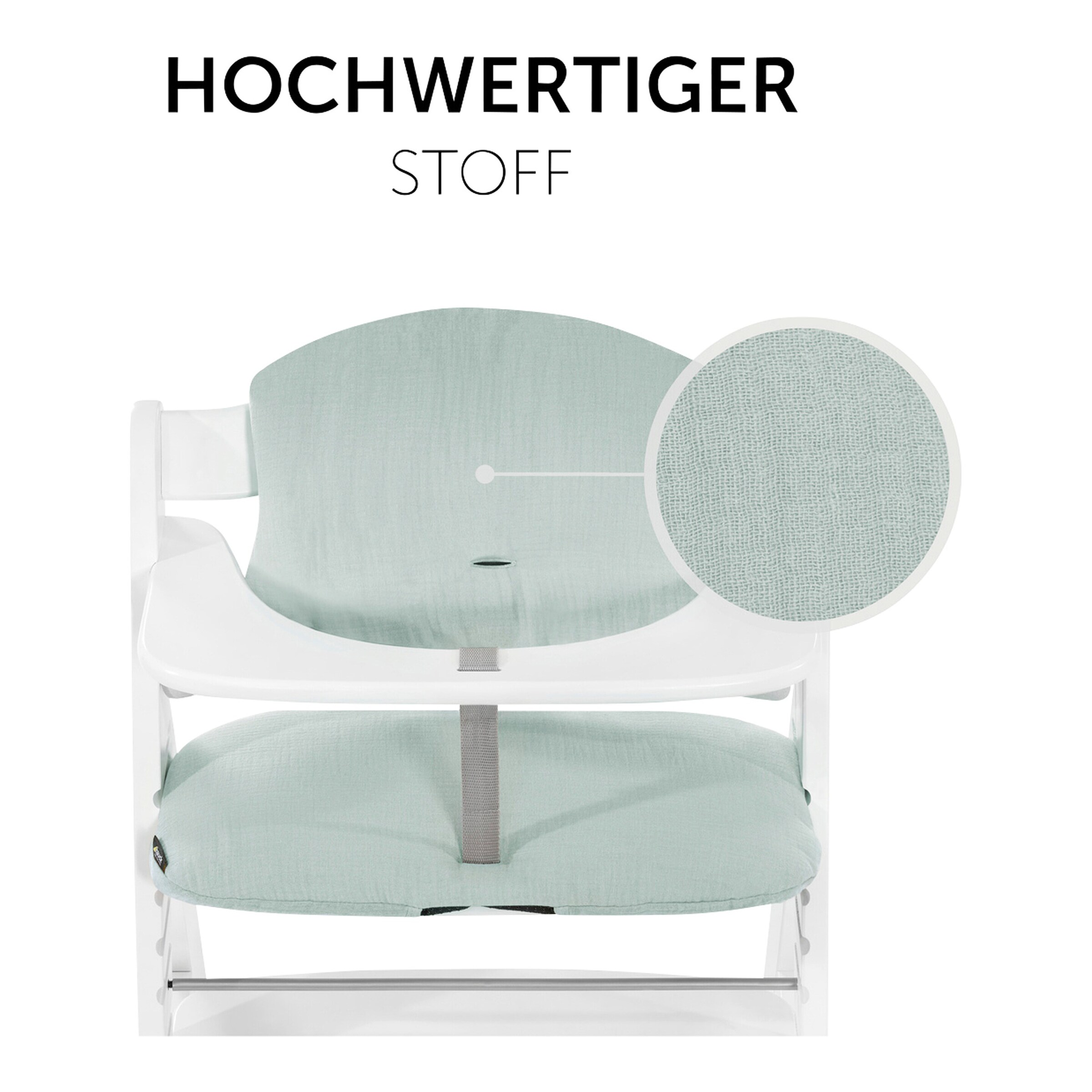Hauck Sitzkissen Select Musselin mint
