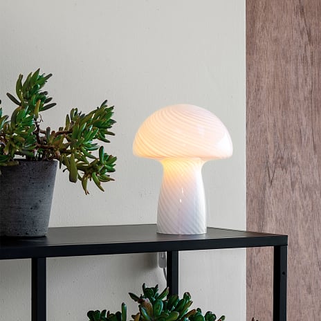 Jenny mushroom bordlampe - hvid