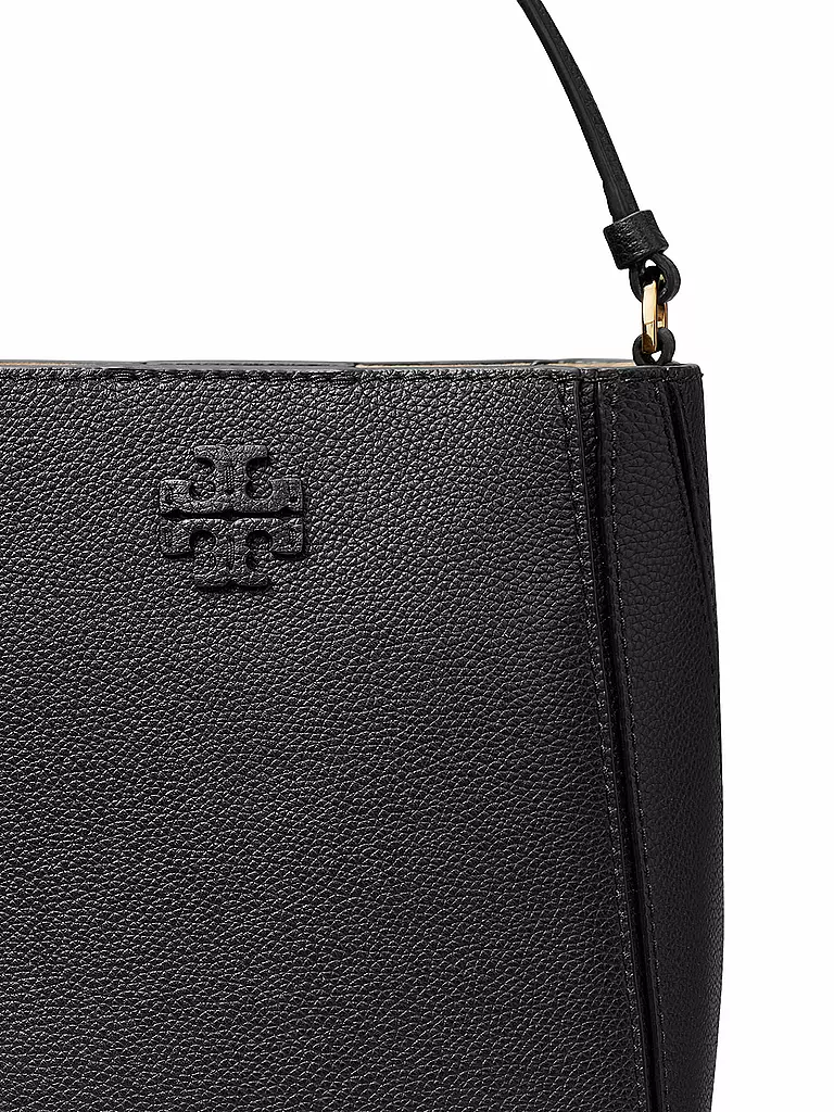 TORY BURCH Ledertasche - Bucket Bag MCGRAW schwarz