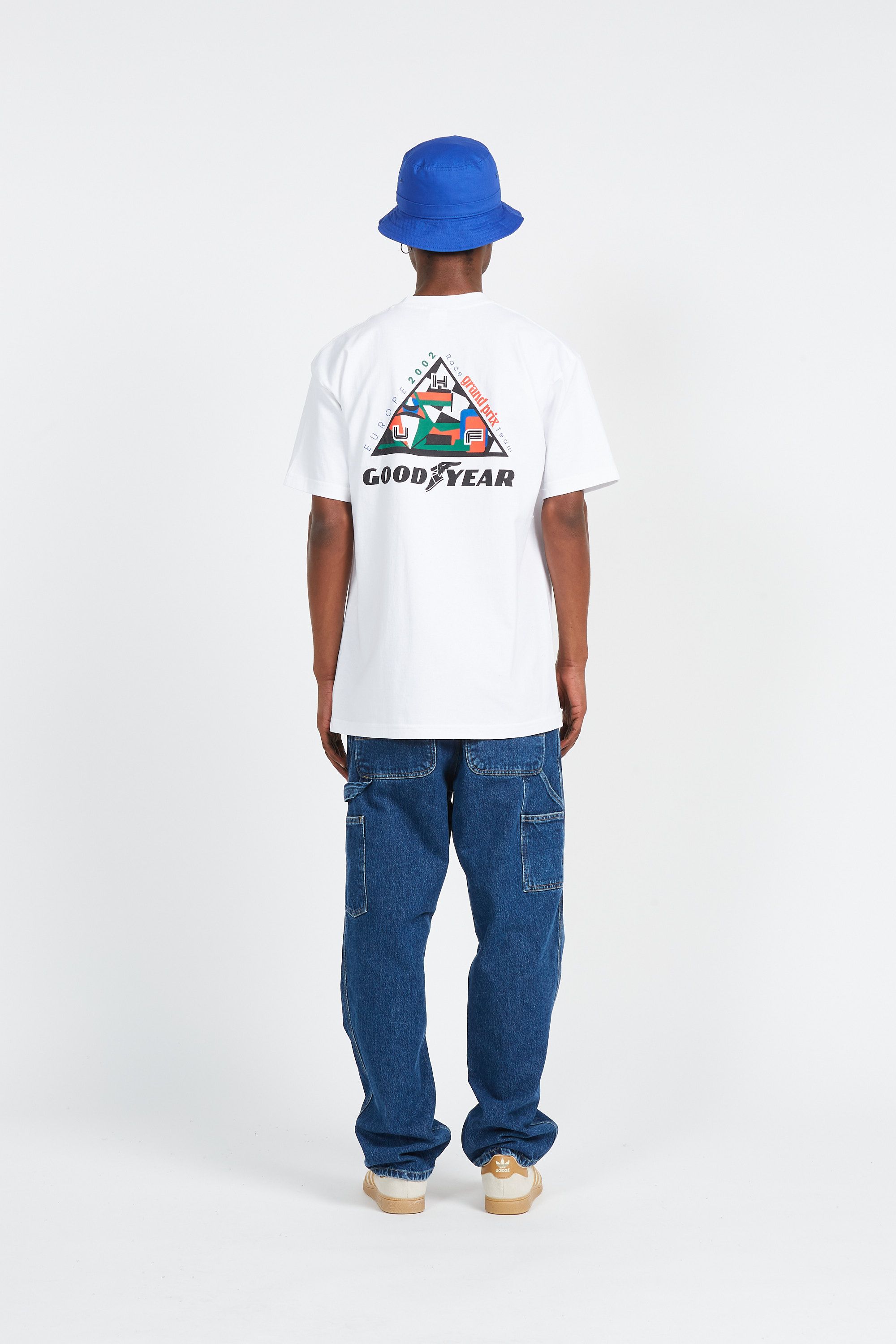 HUF t-shirt GRAND PRIX Blanc