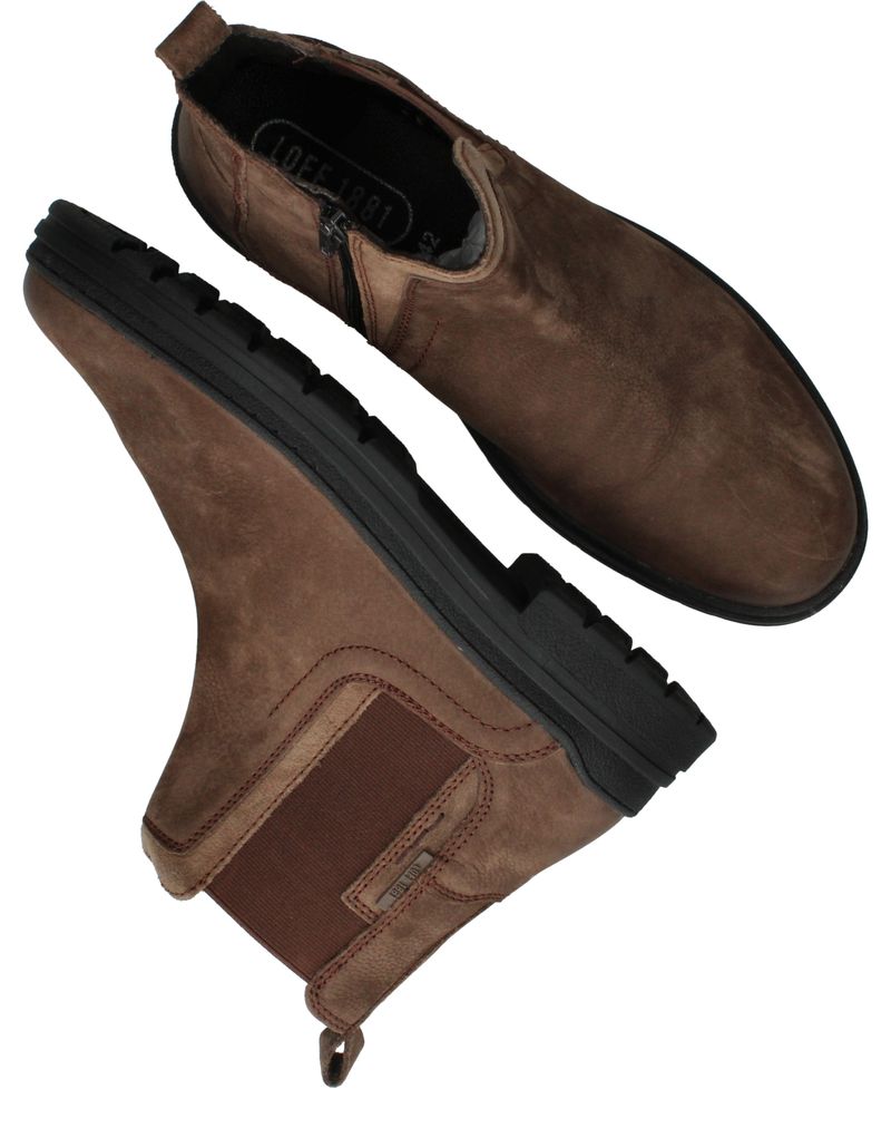 LOFF 1881 Chelseaboots Bruin Heren