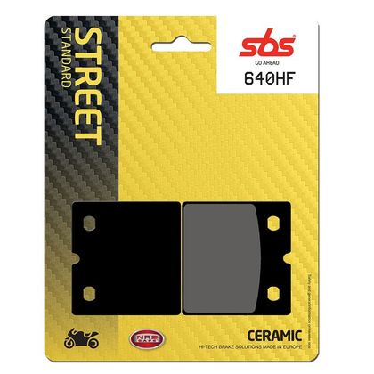 Plaquettes de freins SBS 640HF Organique avant (Spécial ABS selon modèle)