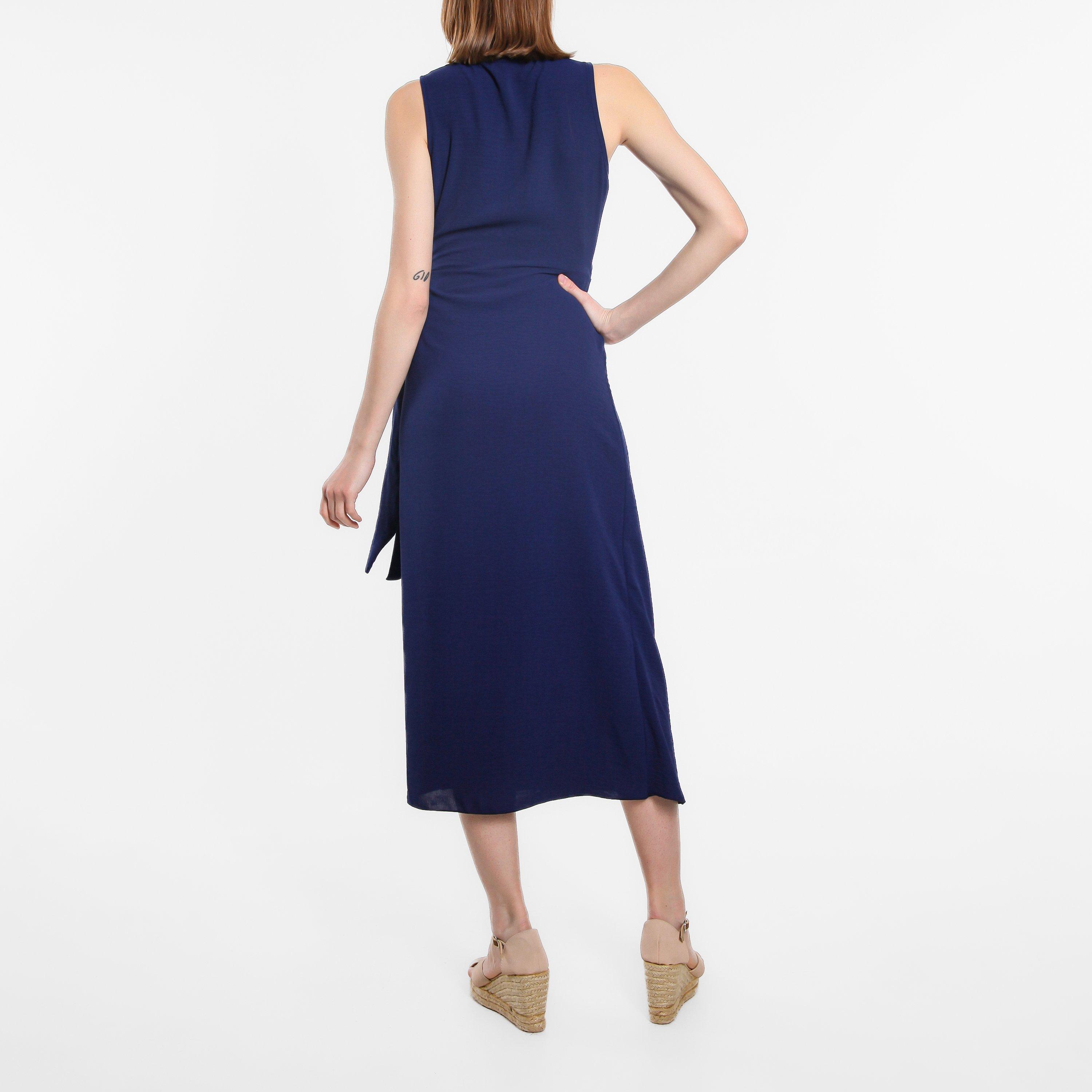 Be You Sleeveless Sleeveless Wrap Dress
