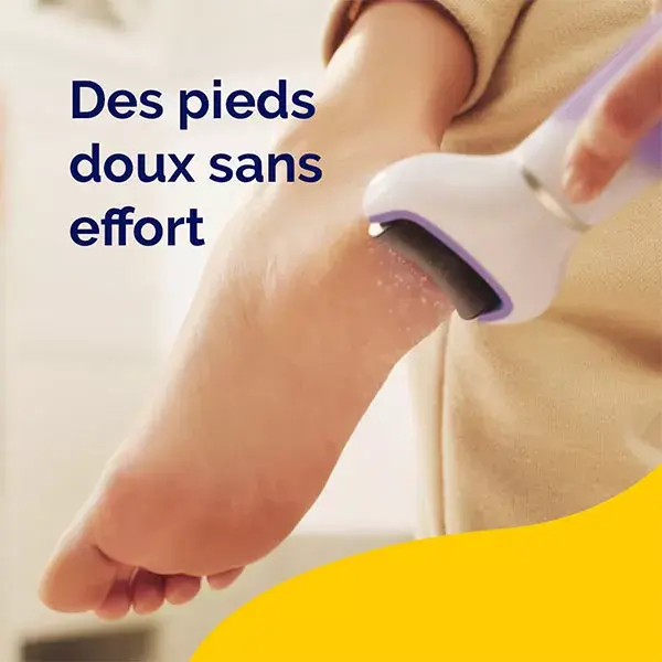 Lixa elétrica para pés Scholl Velvet Smooth 2 em 1: Esfolia e suaviza