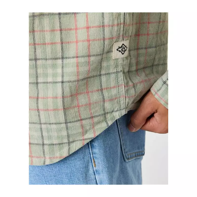 Chemise RIPCURL Swc Cord Plaid Shirt Sage