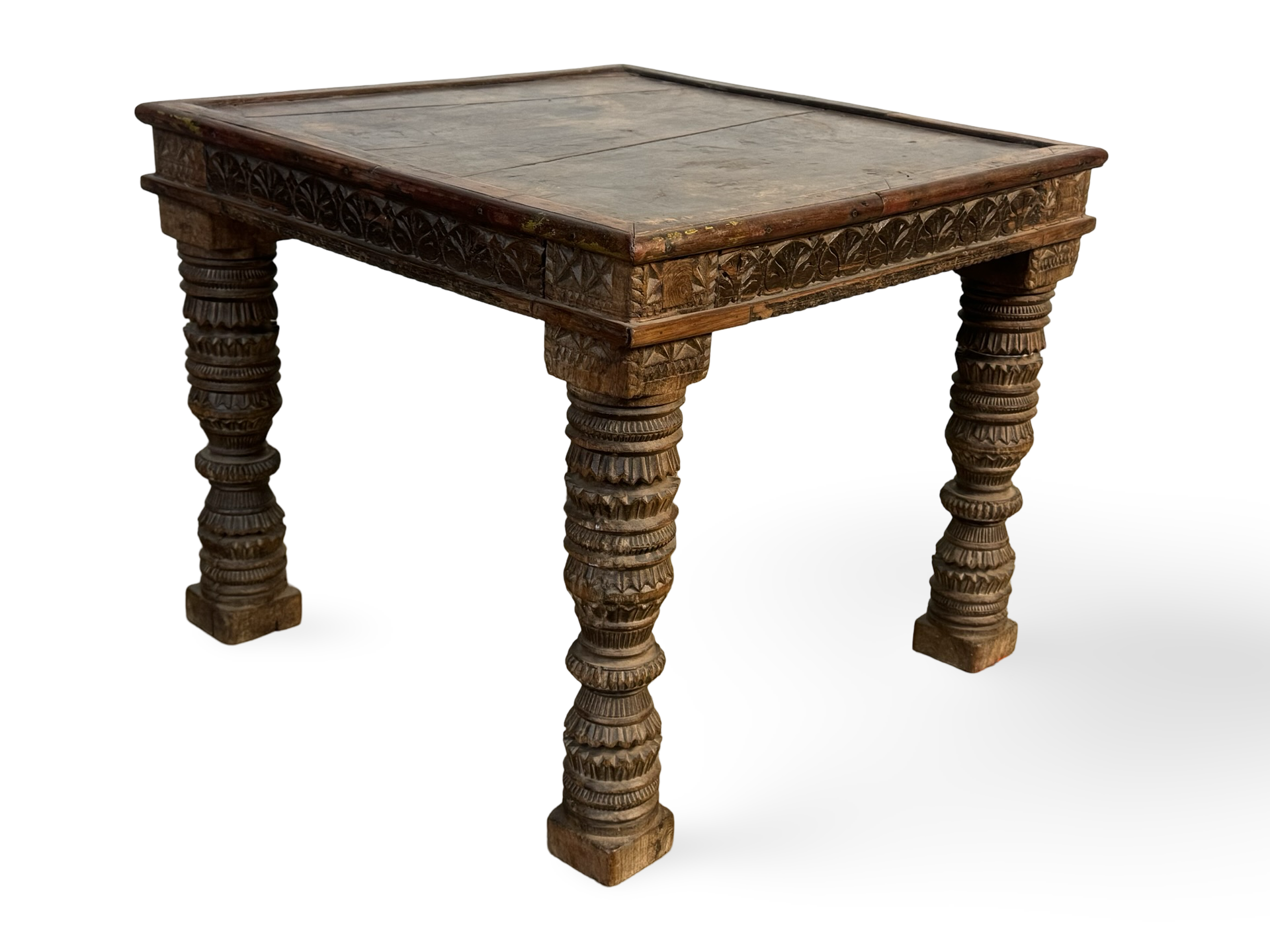 Salontafel vierkant snijwerk uniek Salontafel vierkant uniek