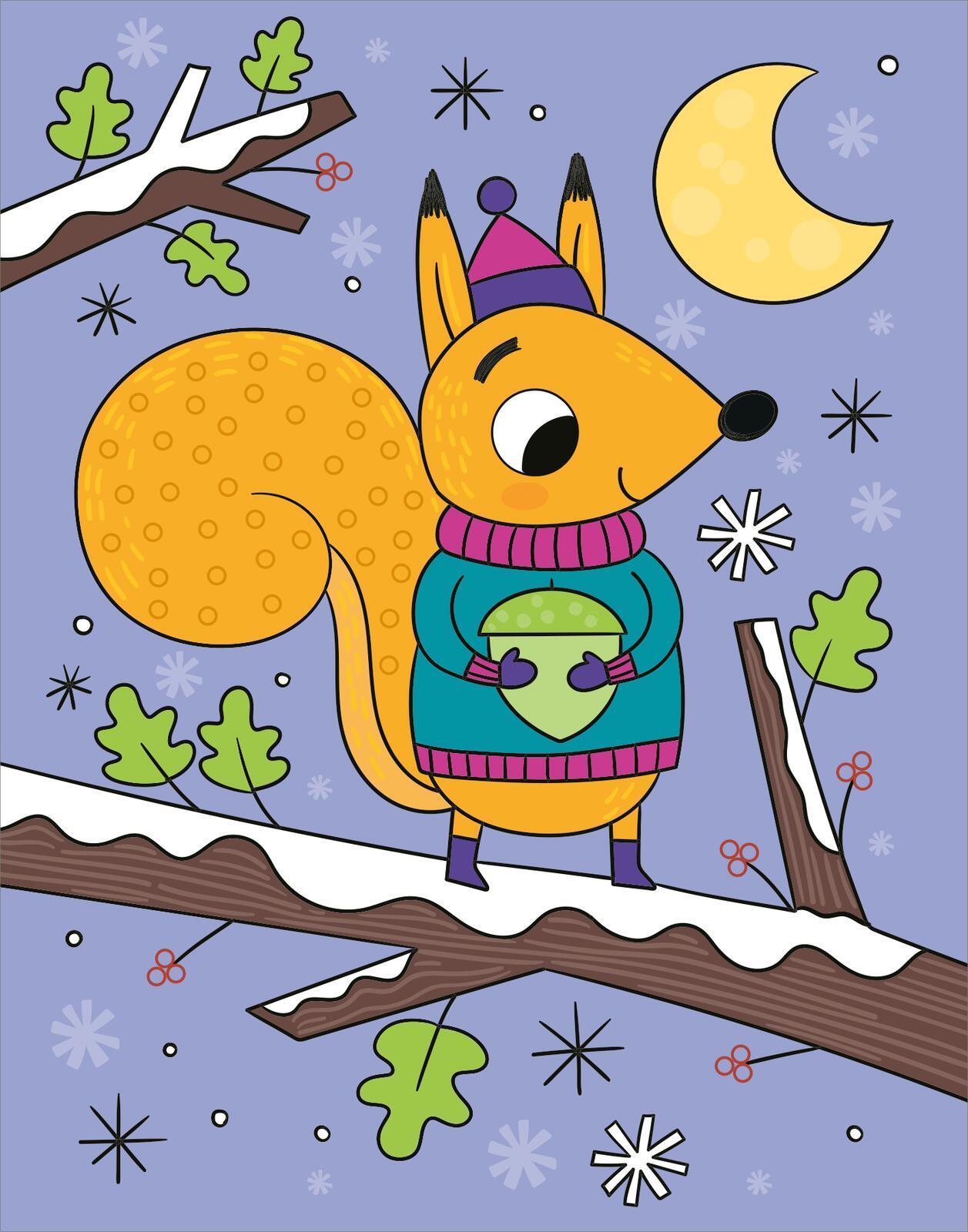 Mein Diamant-Stickerheft - Wintertraum