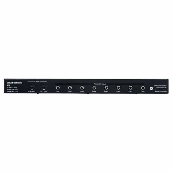 MIDI Solutions F8 Fußschalter / MIDI Converter