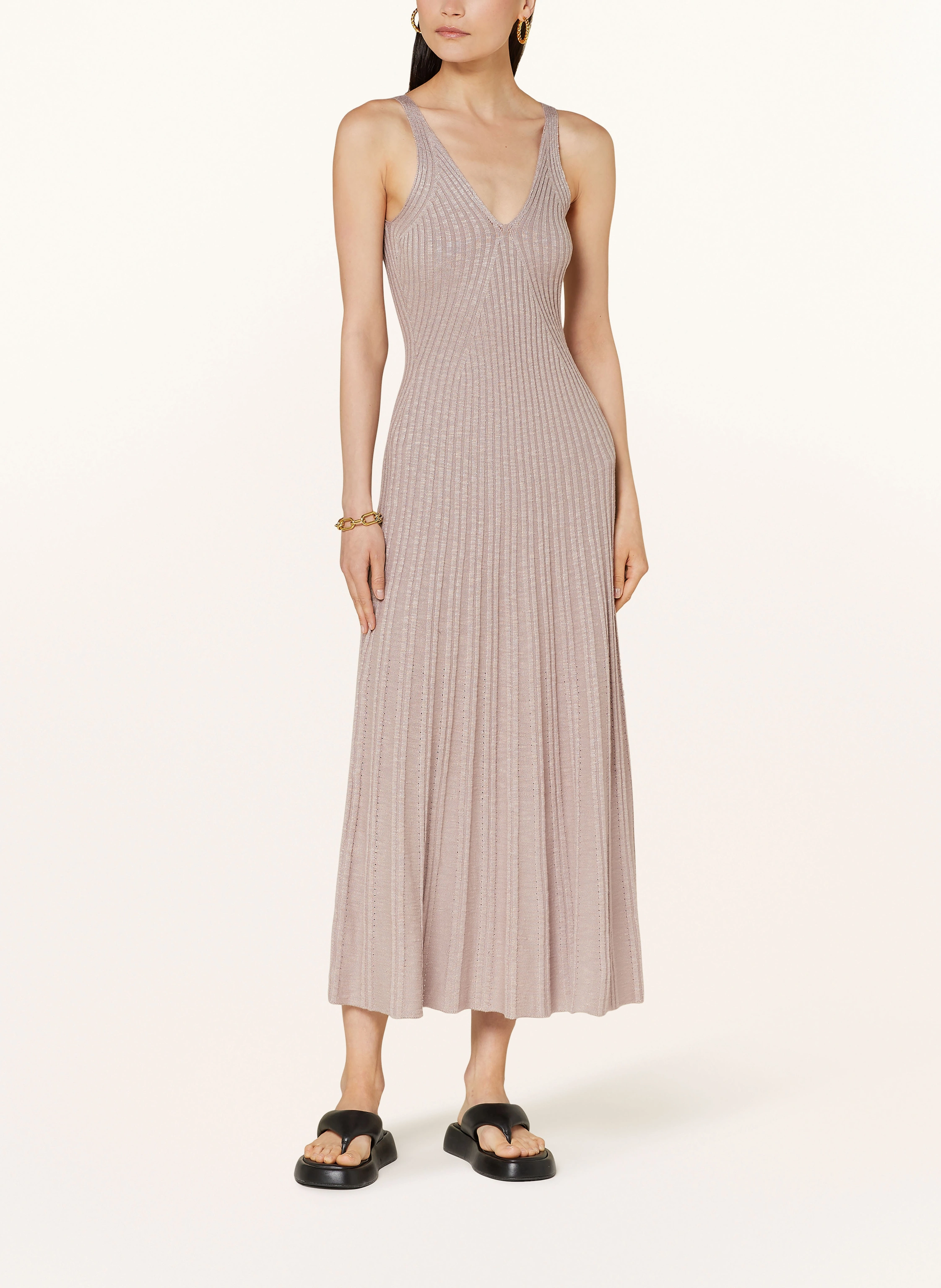 InWear Strickkleid LIEIW mit Leinen