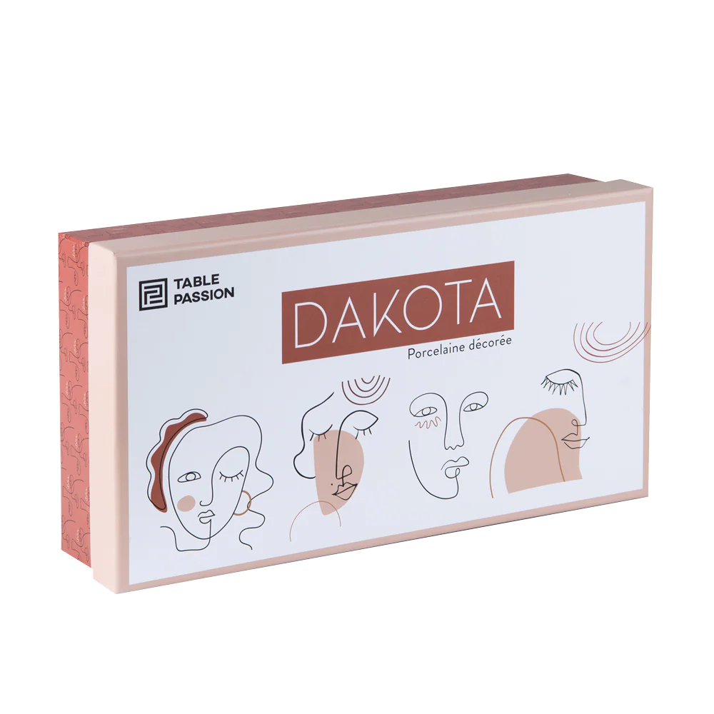 Coffret de 6 tasses Dakota 23 cl Table passion