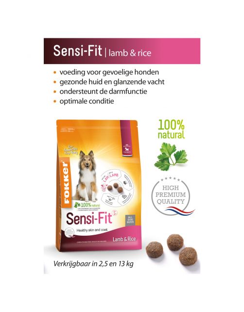 Fokker Dog Sensi-Fit Lam - Hondenvoer