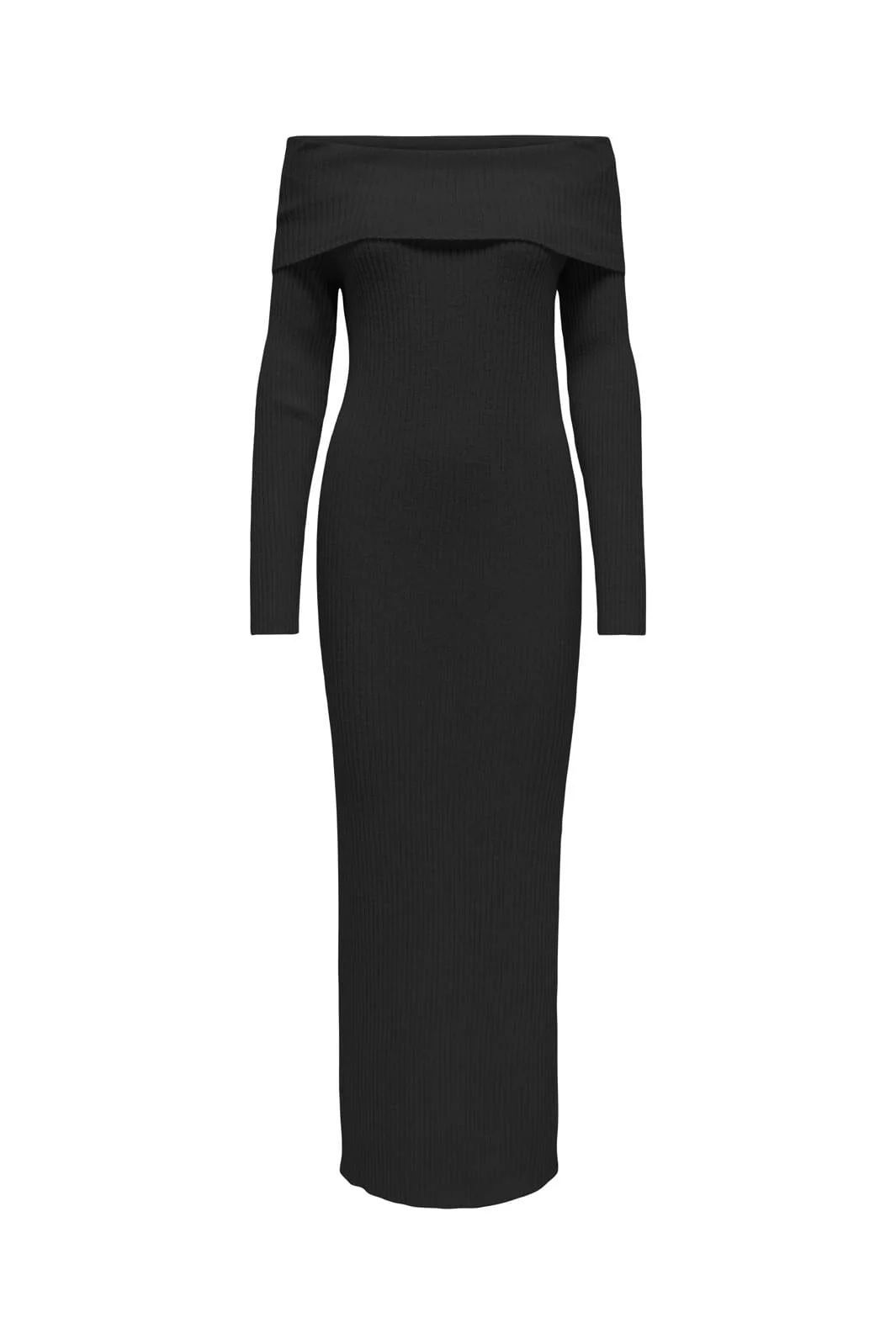 Only Onlkatia Ls Off Shoulder Dress Cc Knt 4703807 black