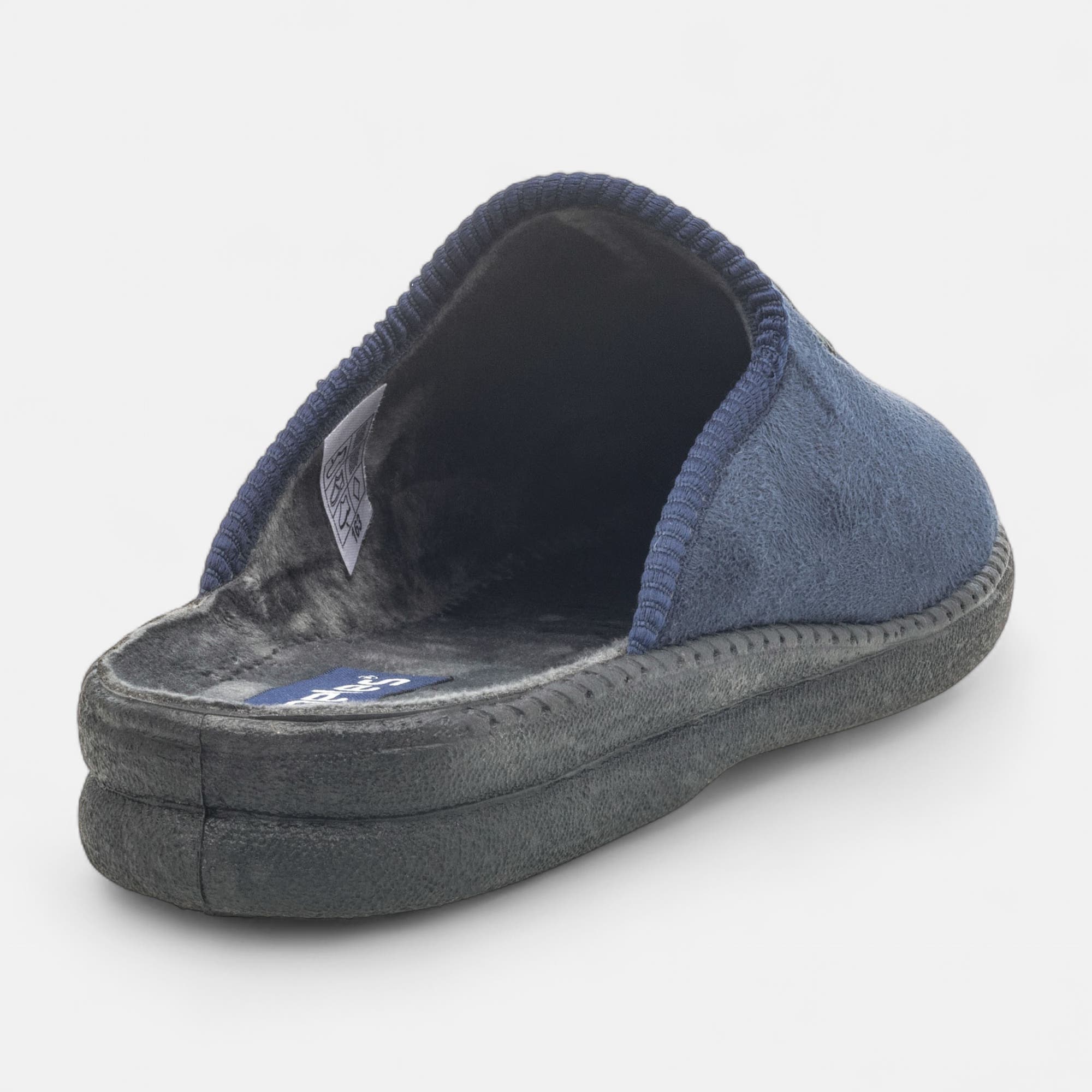 Pantoufles mules Homme bleu marine