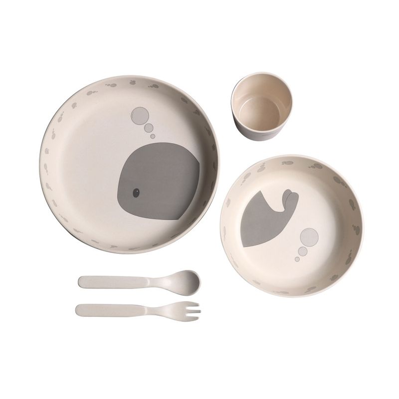 Filibabba Bambus Spisesett m/Hval
