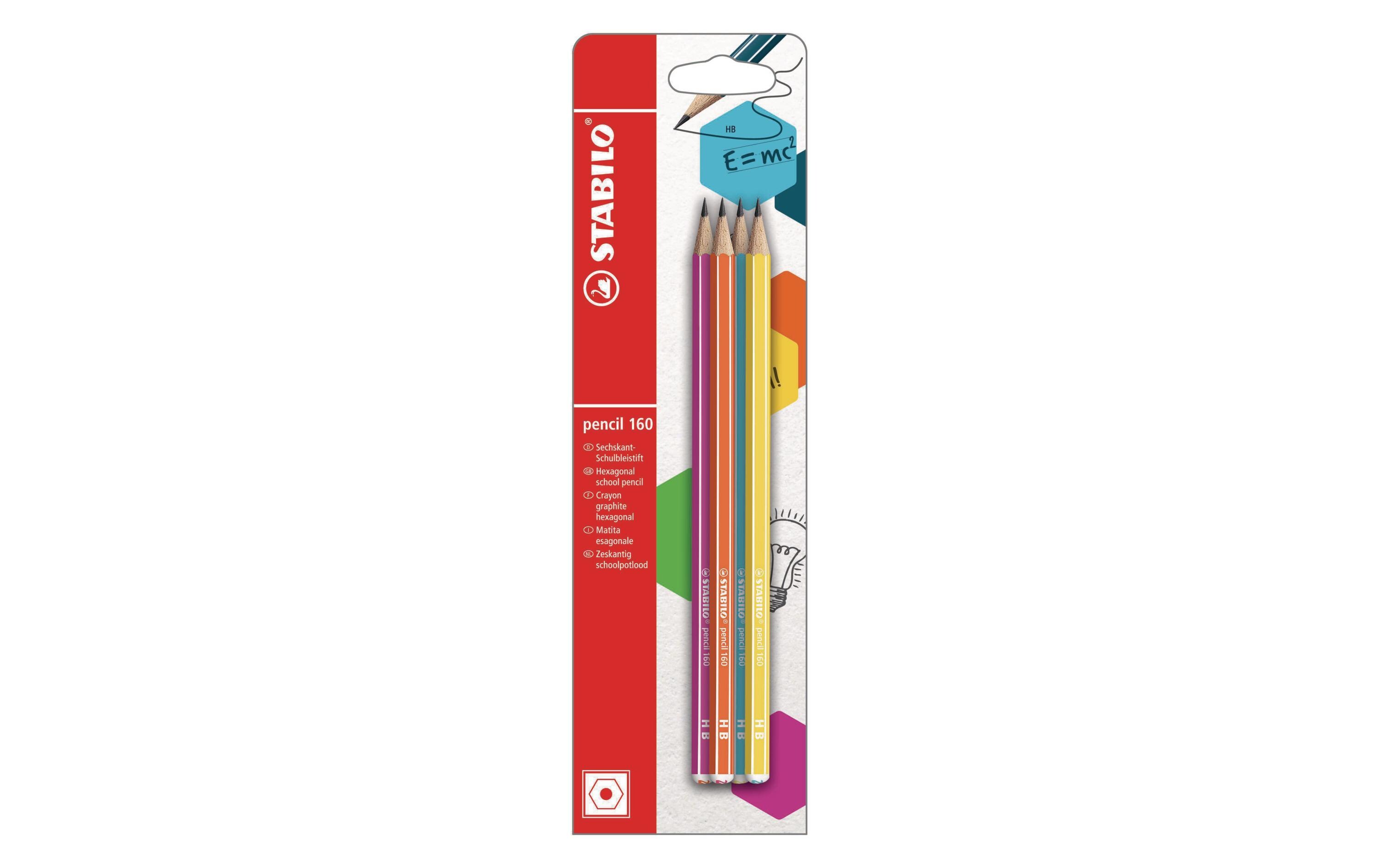 Bleistift 160 HB 4er SetSchreibstift im 4er Set
