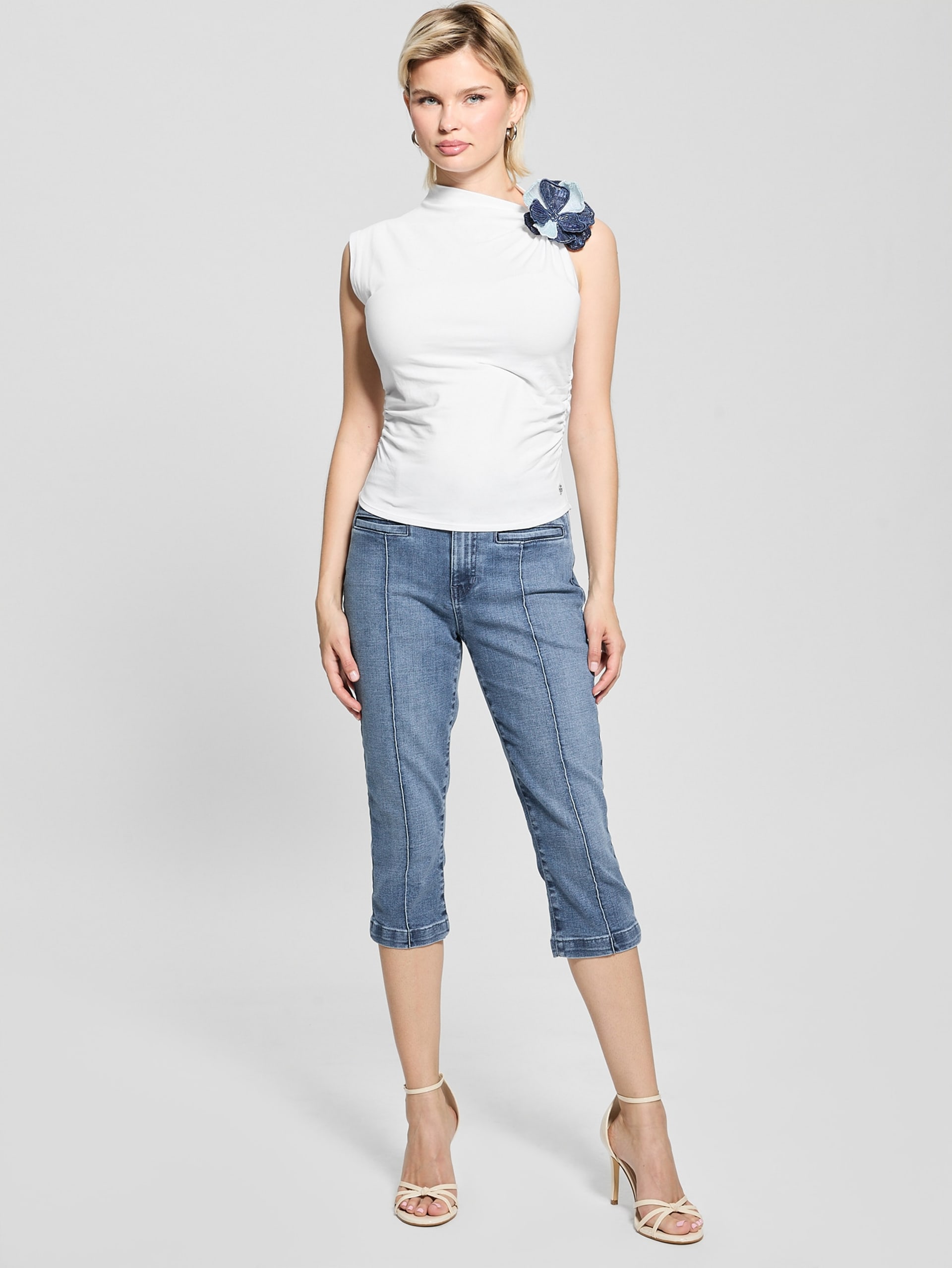 Topo Eco Ariane com Detalhe Floral
